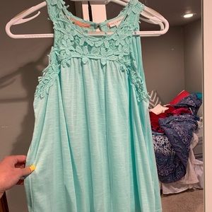 Cute Tank Top with lace